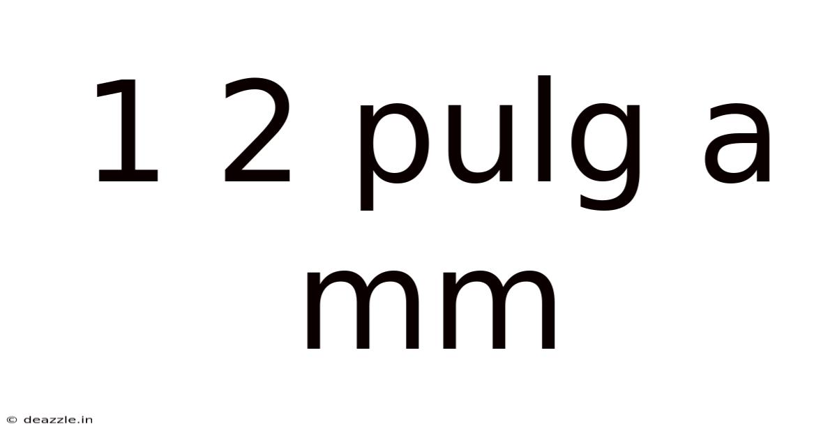 1 2 Pulg A Mm