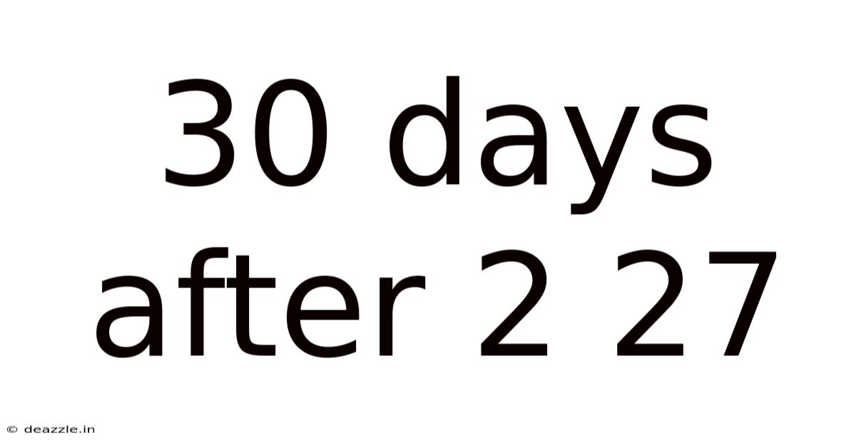 30 Days After 2 27