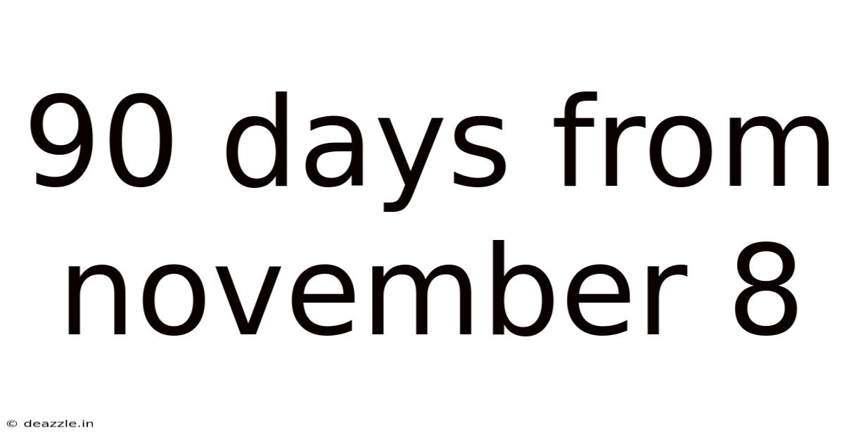 90 Days From November 8