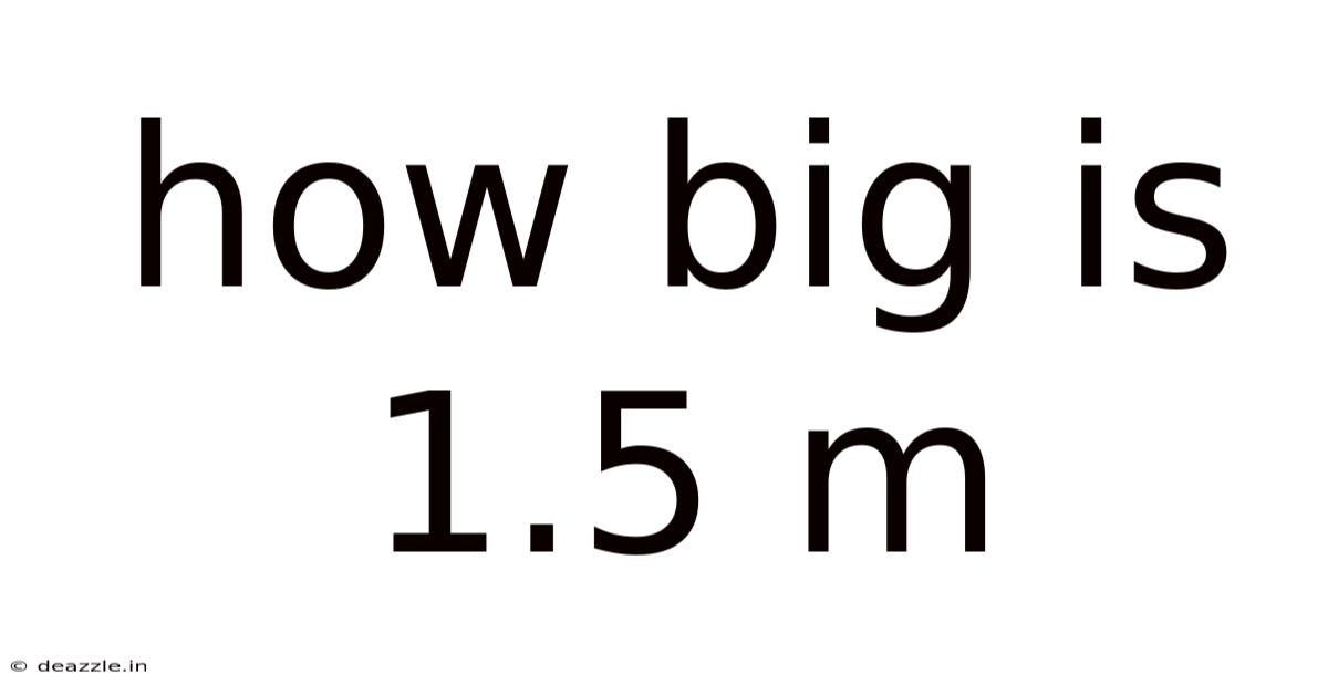 How Big Is 1.5 M