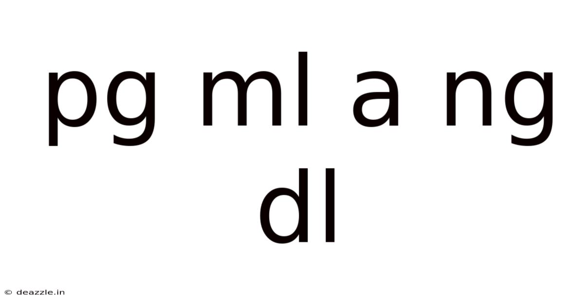 Pg Ml A Ng Dl